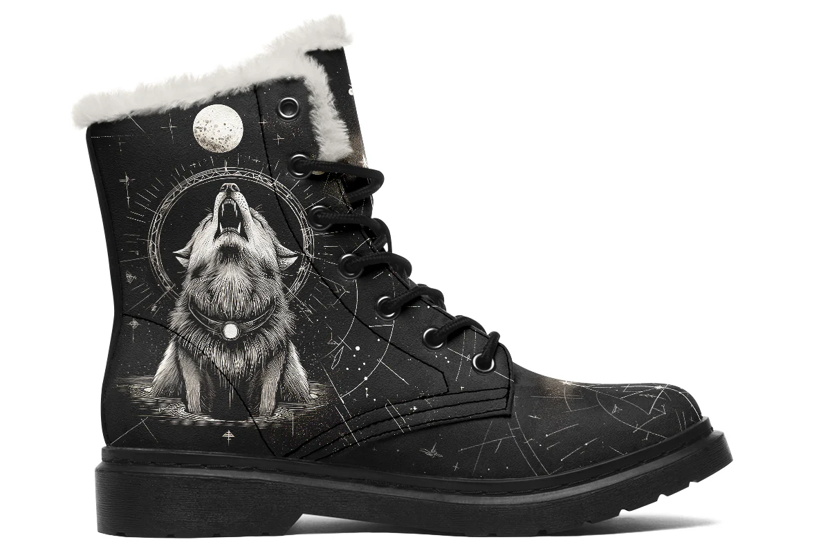 Moonbound Wolf Winter Boots - Image 2