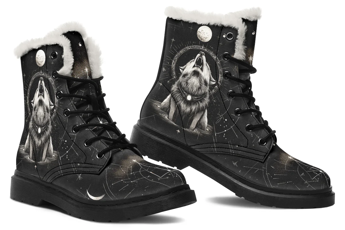 Moonbound Wolf Winter Boots - Image 5