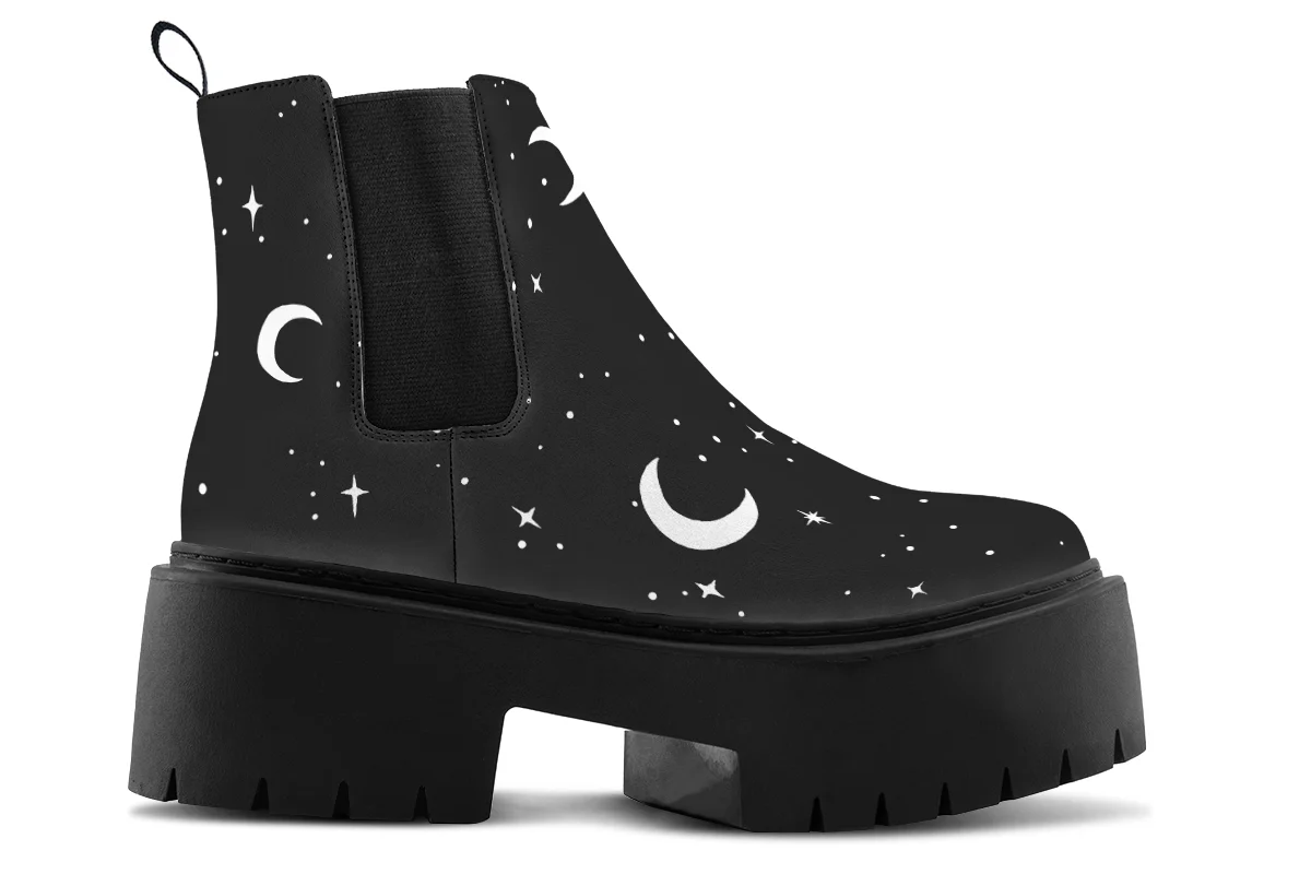 MoonDust Platform Chelsea Boots - Image 2