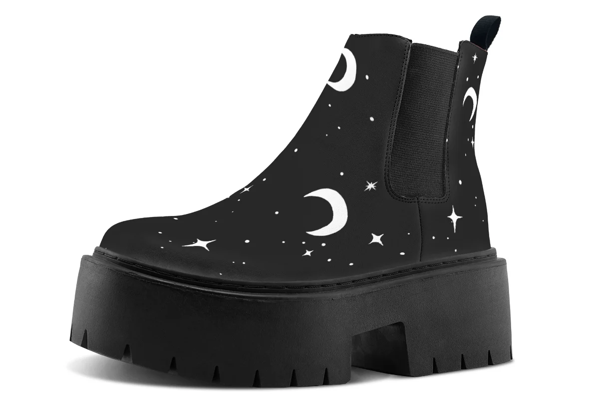 MoonDust Platform Chelsea Boots - Image 3