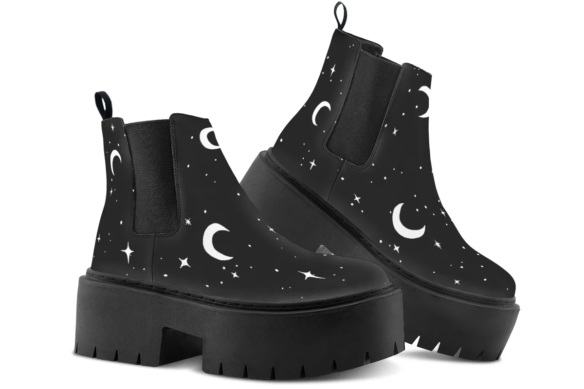 MoonDust Platform Chelsea Boots - Image 4