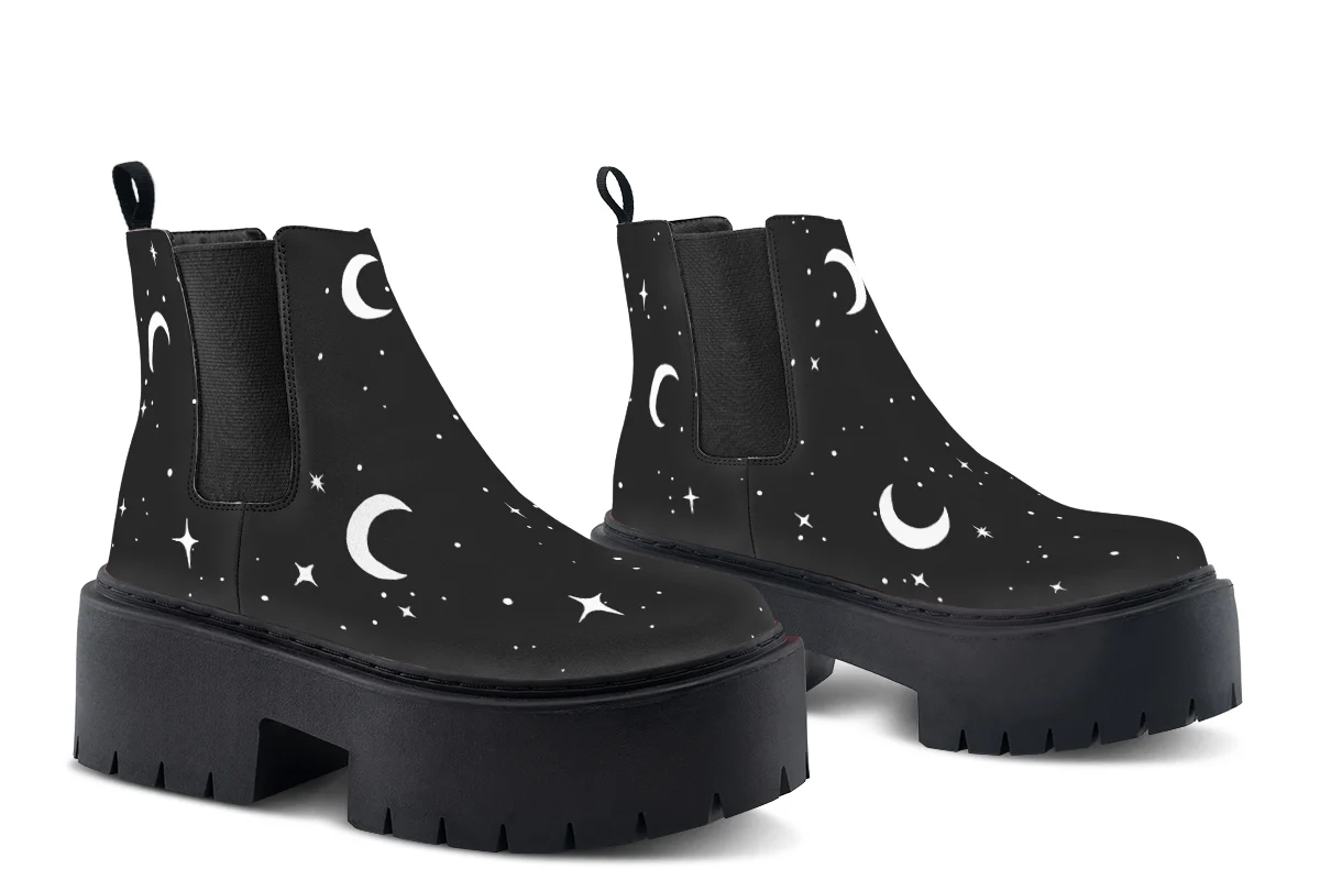MoonDust Platform Chelsea Boots - Image 5