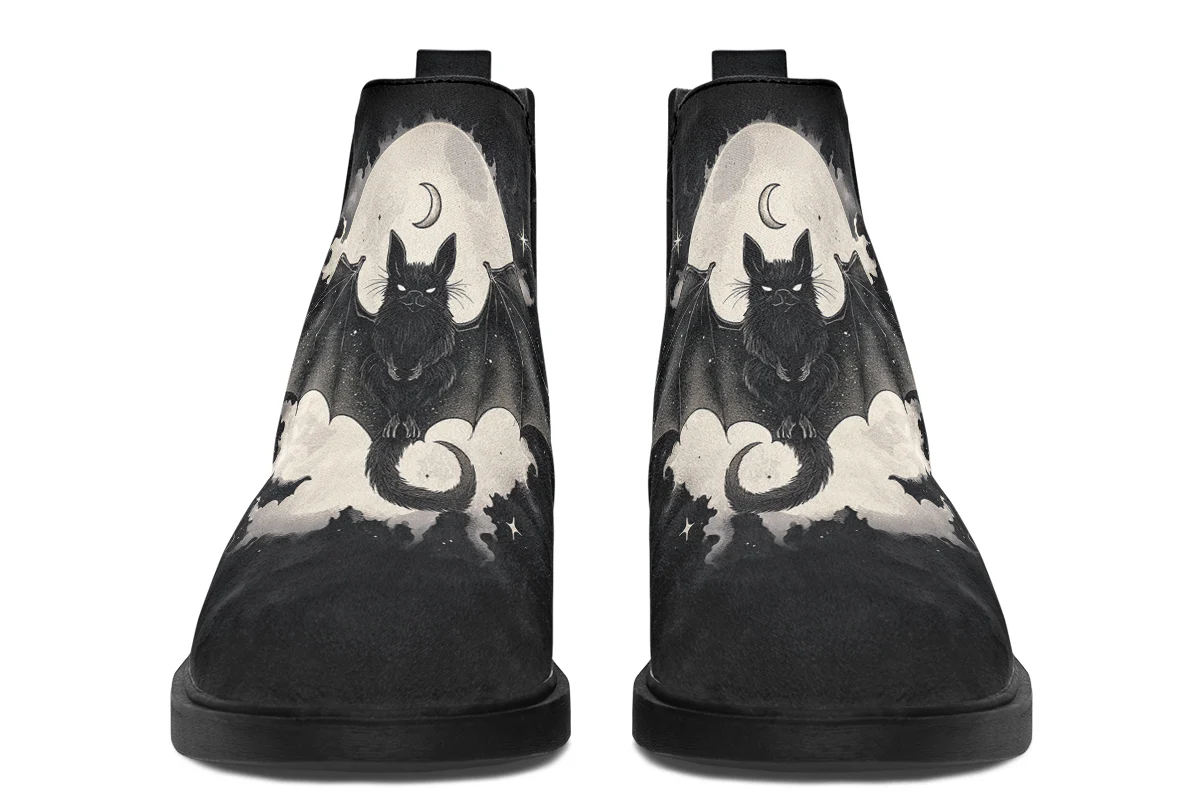 Moonlit Bat Chelsea Boots - Image 4