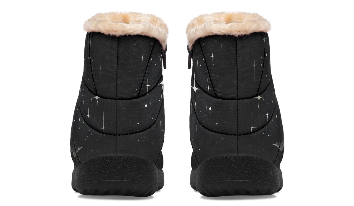 Moonlit Bat Comfy Winter Boots - Image 5