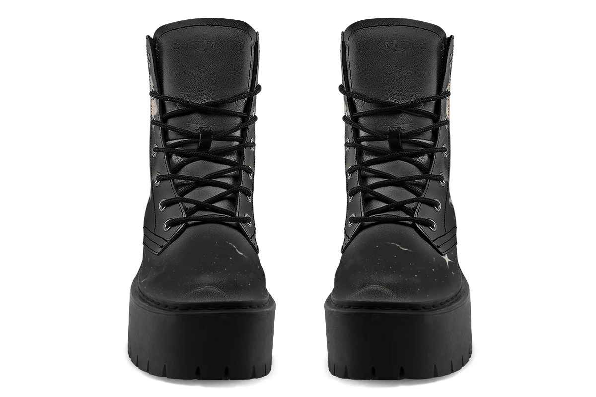 Moonlit Bat Platform Boots - Image 7