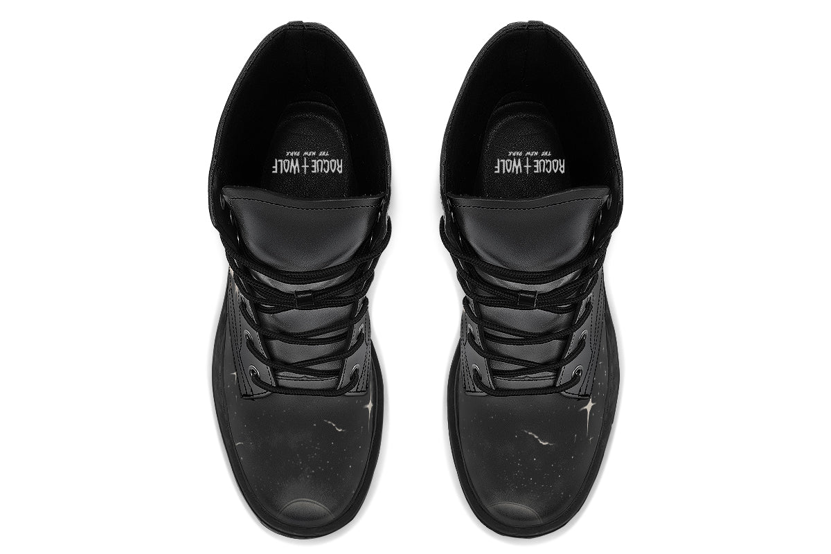 Moonlit Bat Platform Boots - Image 8