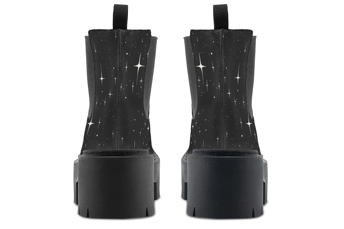 Moonlit Bat Platform Chelsea Boots - Image 6