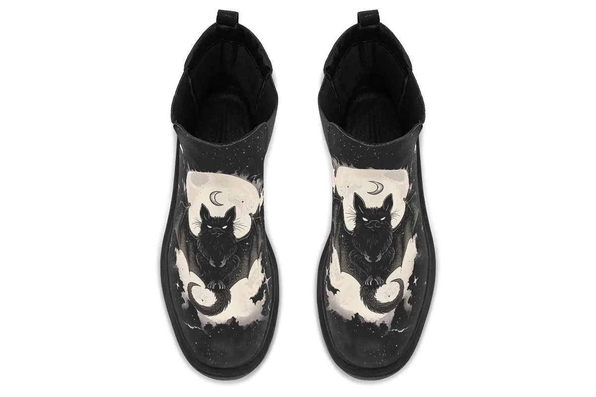 Moonlit Bat Platform Chelsea Boots - Image 8