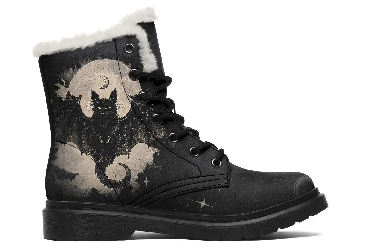 Moonlit Bat Winter Boots - Image 2