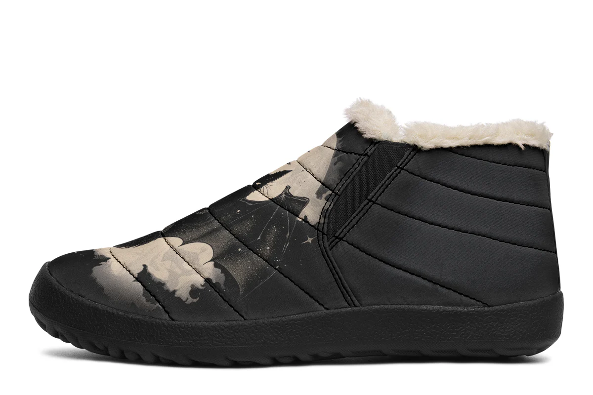 Moonlit Bat Winter Sneakers