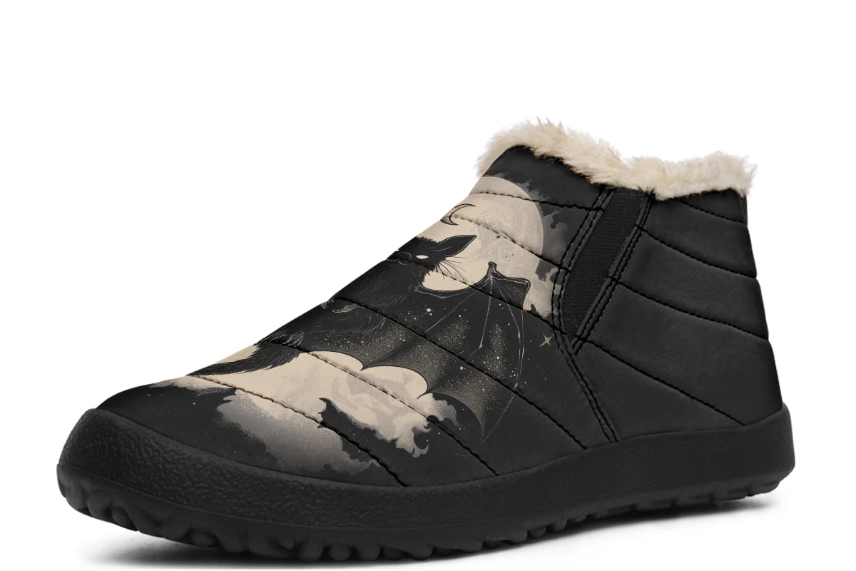 Moonlit Bat Winter Sneakers - Image 2
