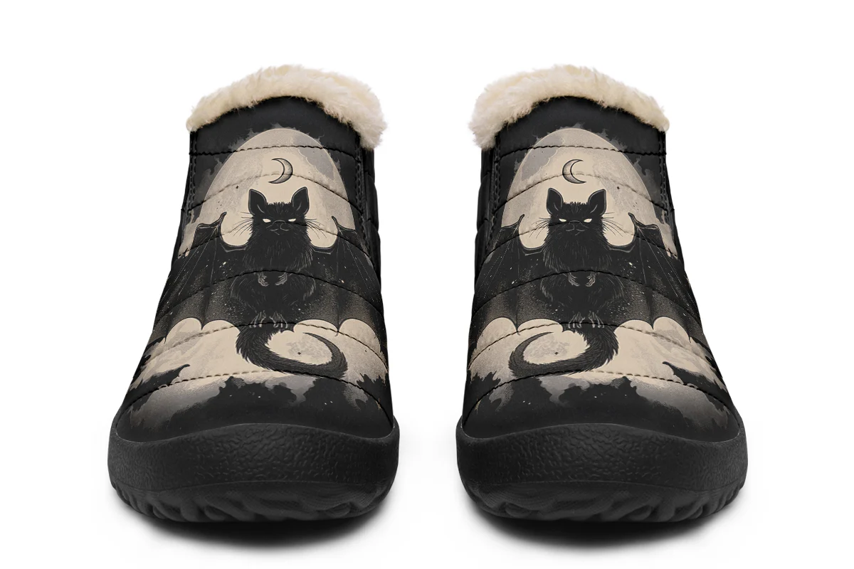 Moonlit Bat Winter Sneakers - Image 4
