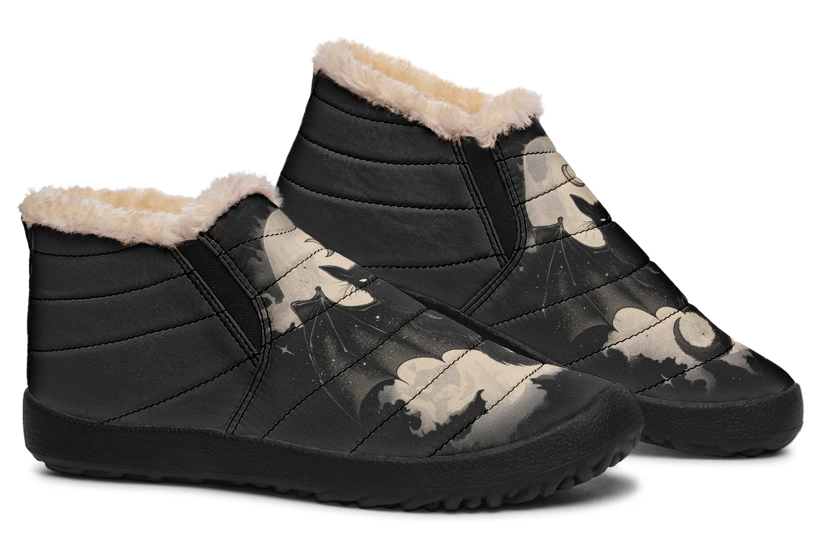 Moonlit Bat Winter Sneakers - Image 6