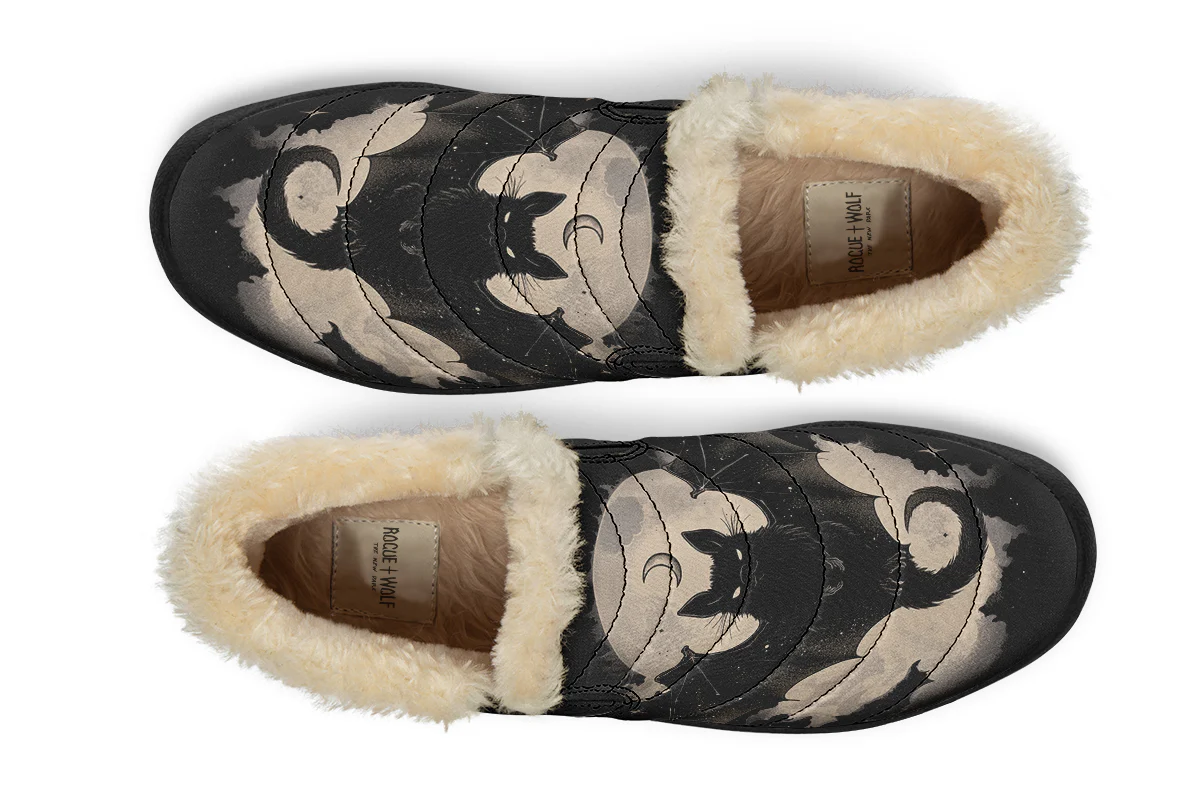 Moonlit Bat Winter Sneakers - Image 9