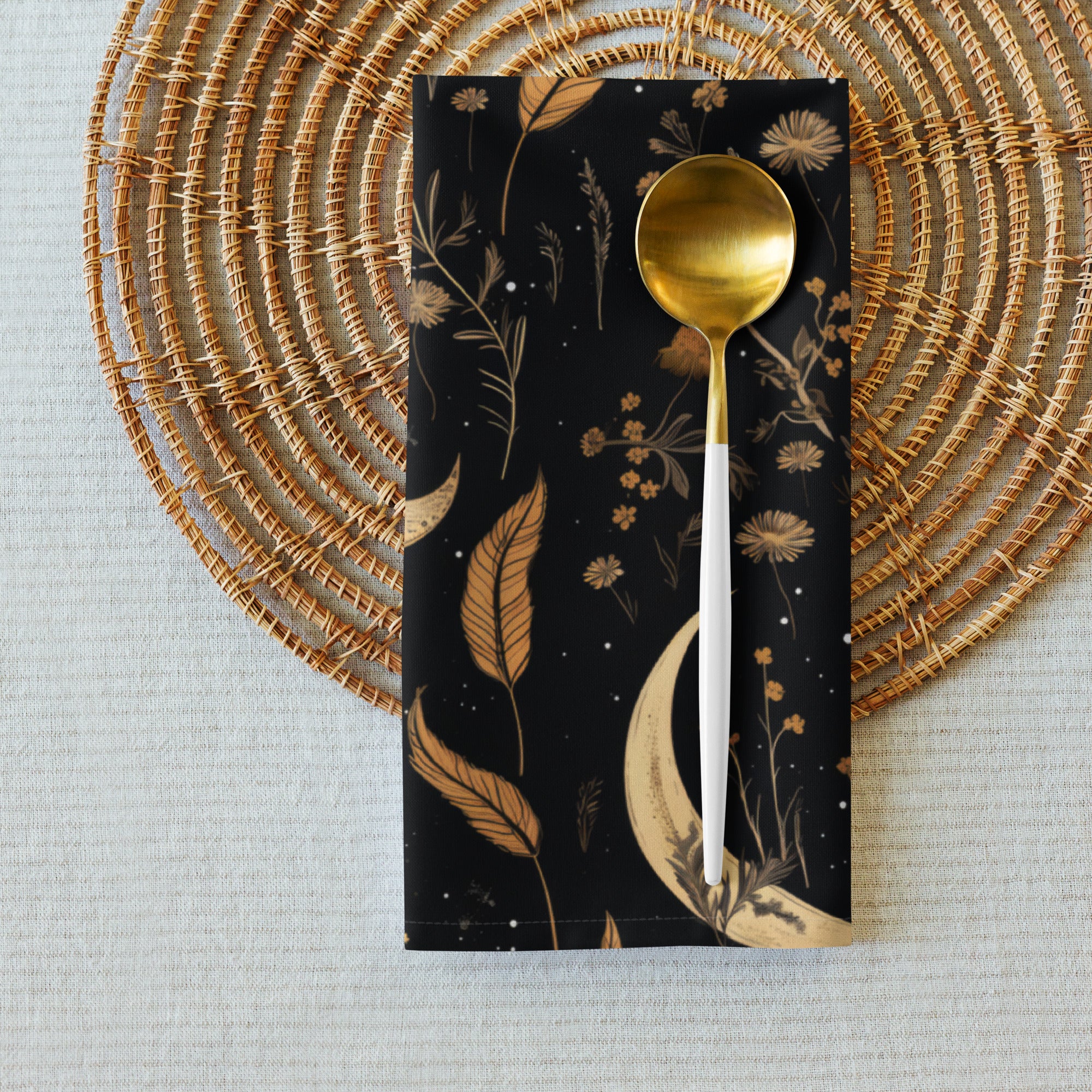 Moonlit Botanica Cloth Napkin Set - Image 4