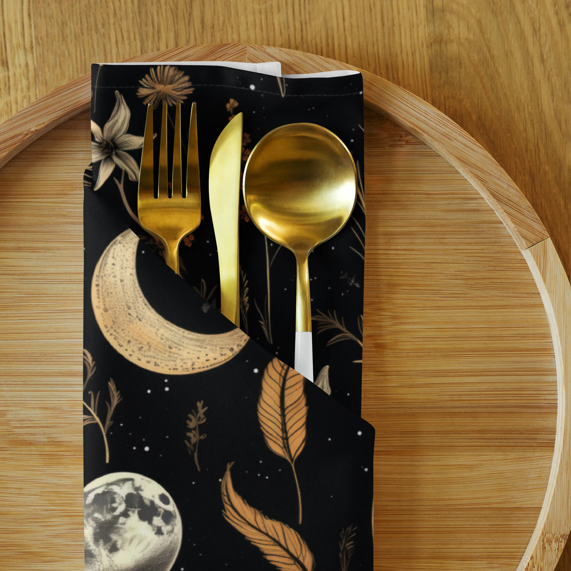 Moonlit Botanica Cloth Napkin Set - Image 6