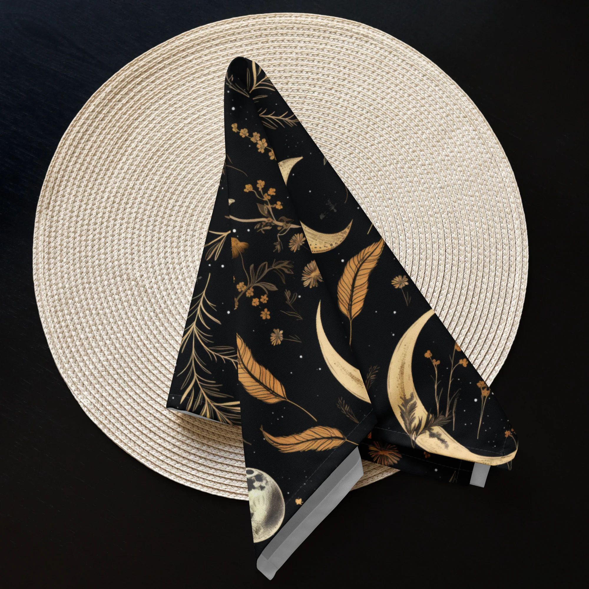 Moonlit Botanica Cloth Napkin Set - Image 8