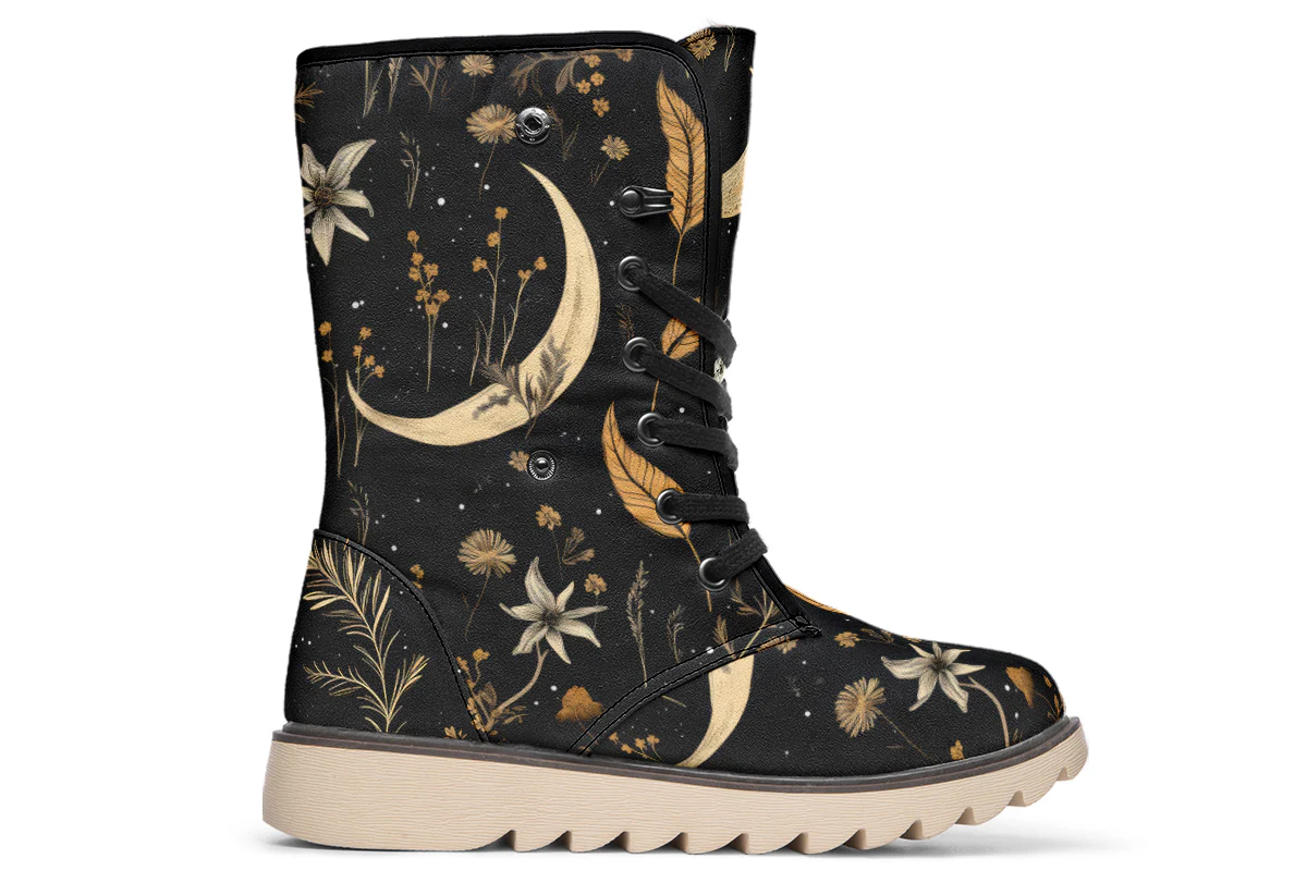 Moonlit Botanica Fold Over Winter Boots - Image 3