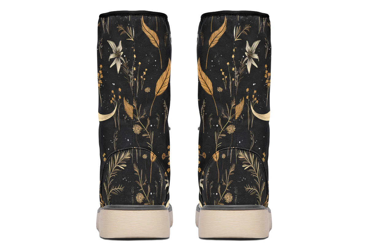 Moonlit Botanica Fold Over Winter Boots - Image 6