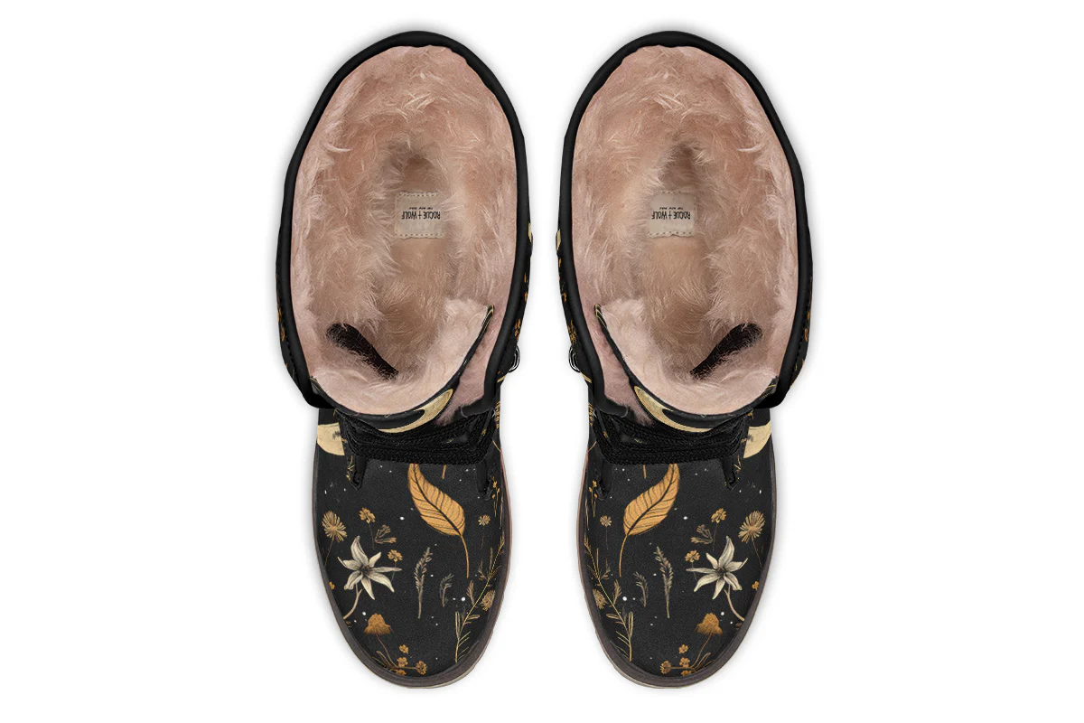 Moonlit Botanica Fold Over Winter Boots - Image 7