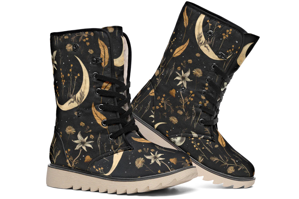 Moonlit Botanica Fold Over Winter Boots - Image 8