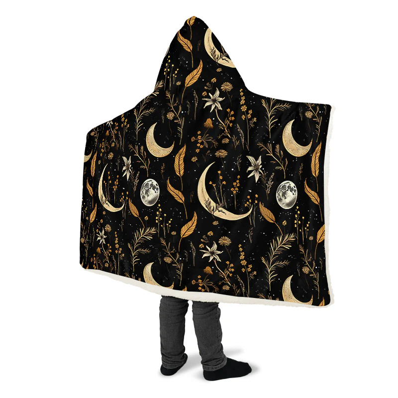 Moonlit Botanica Hooded Blanket - Image 10