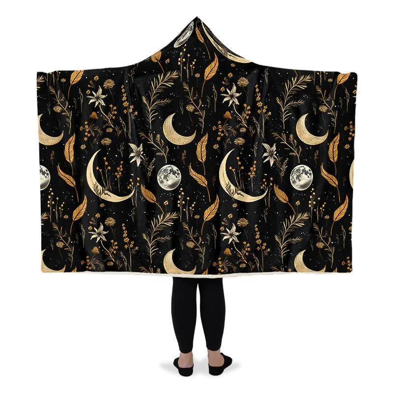Moonlit Botanica Hooded Blanket - Image 5
