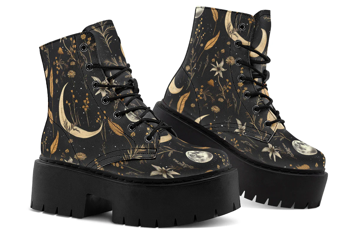 Moonlit Botanica Platform Boots - Image 5