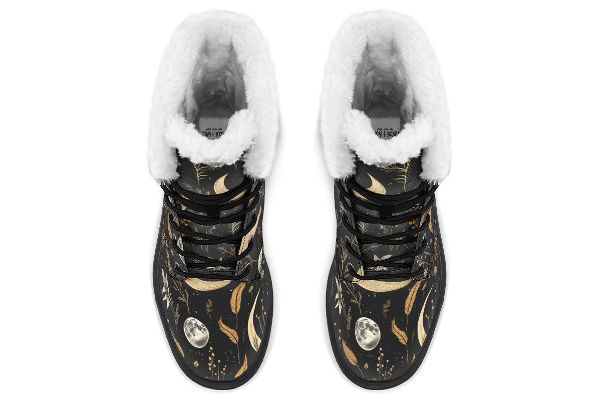 Moonlit Botanica Platform Winter Boots - Image 8