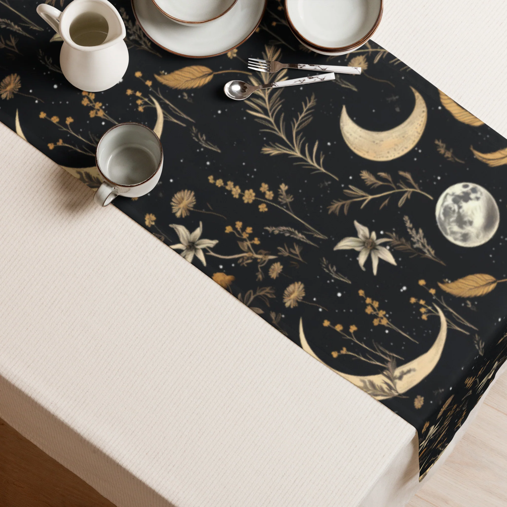 Moonlit Botanica Table Runner - Image 3
