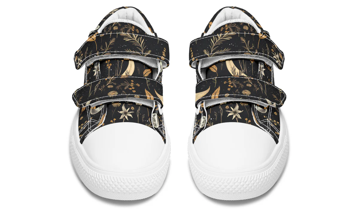 Moonlit Botanica Kids Low Tops - Image 12