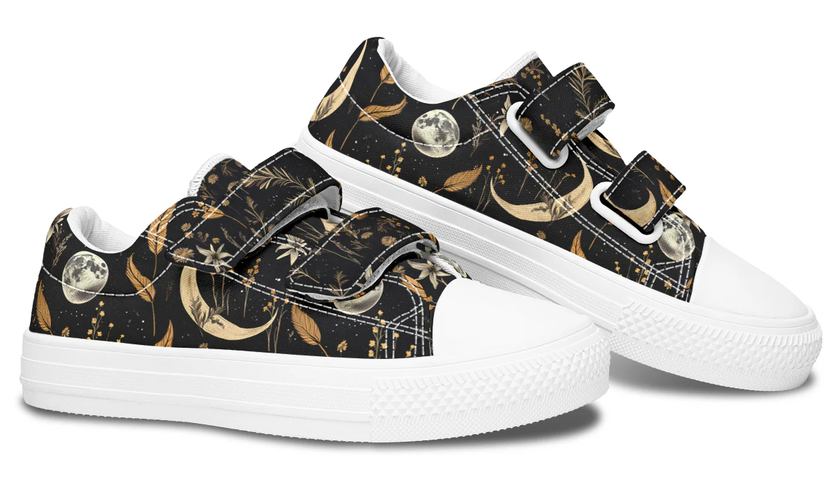 Moonlit Botanica Kids Low Tops - Image 14