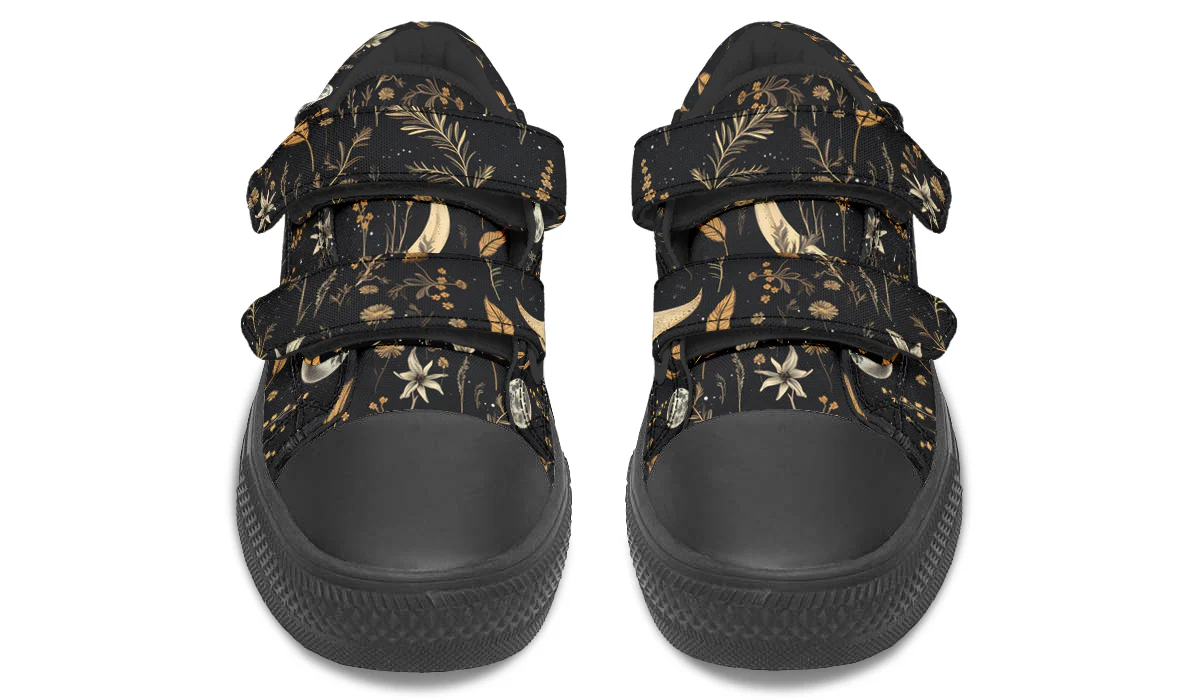 Moonlit Botanica Kids Low Tops - Image 4
