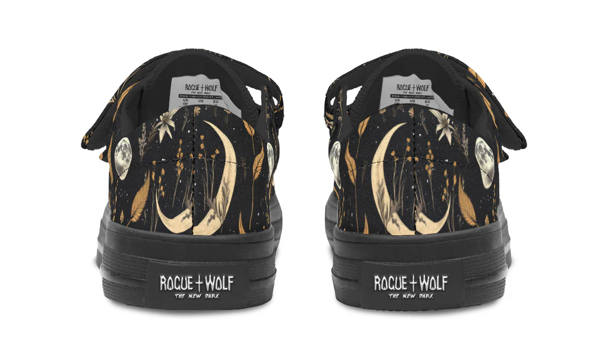 Moonlit Botanica Kids Low Tops - Image 5