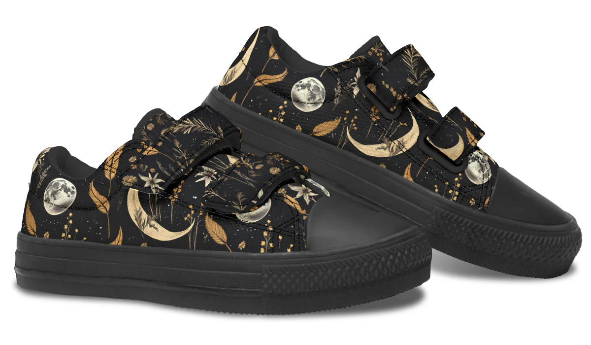 Moonlit Botanica Kids Low Tops - Image 6