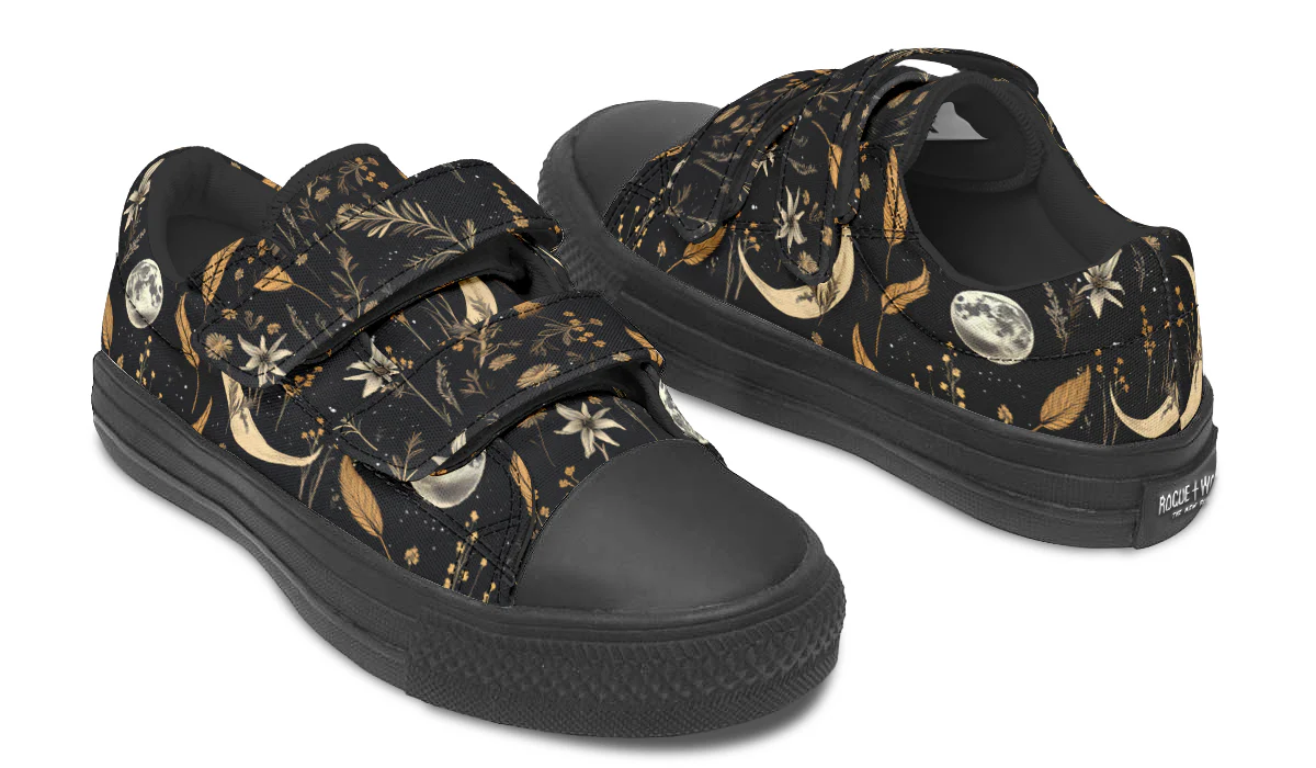 Moonlit Botanica Kids Low Tops - Image 8