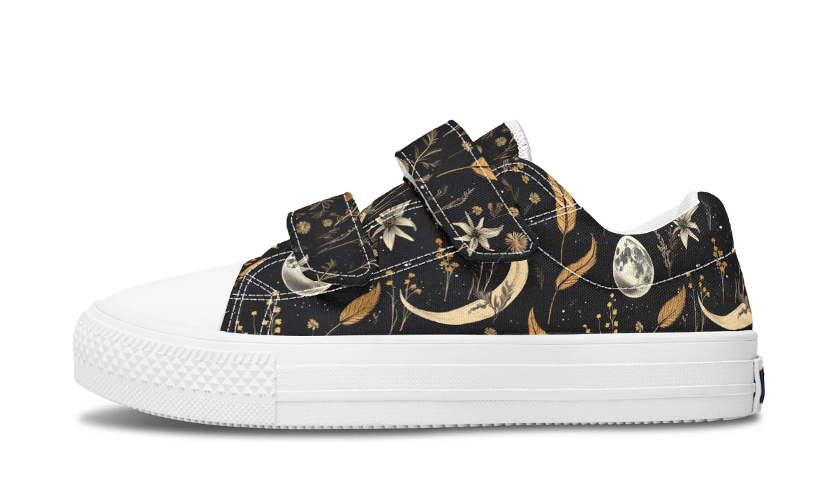Moonlit Botanica Kids Low Tops - Image 9