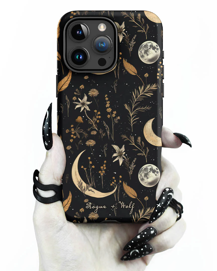 Moonlit Botanica Tough Phone Case for iPhone