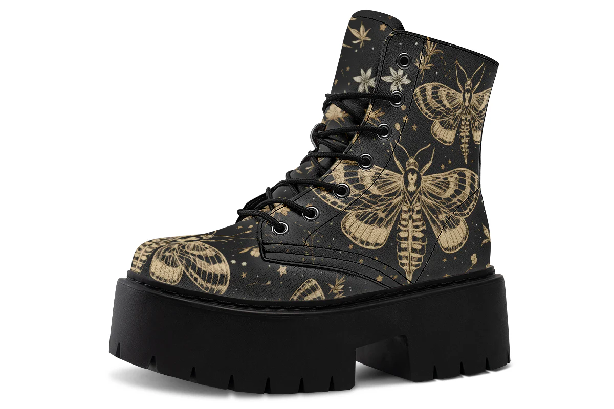 Moth Arcana Platform Boots - Image 2