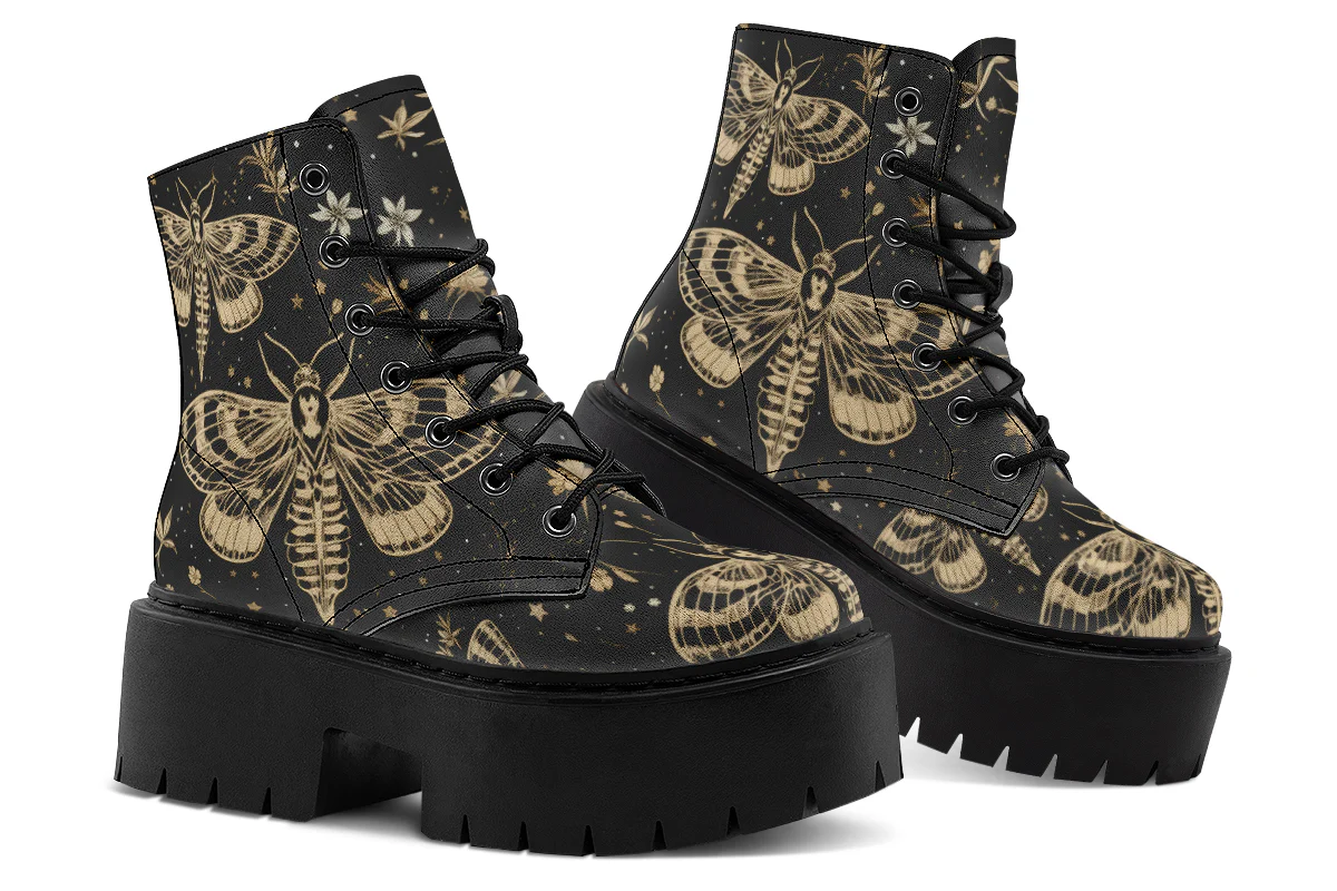 Moth Arcana Platform Boots - Image 5