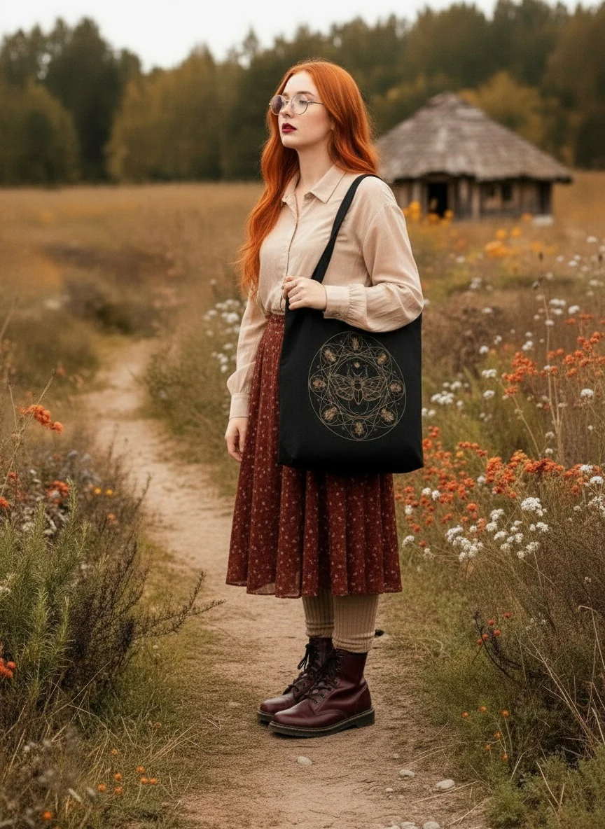 Moth Sigil Tote Bag - Image 7