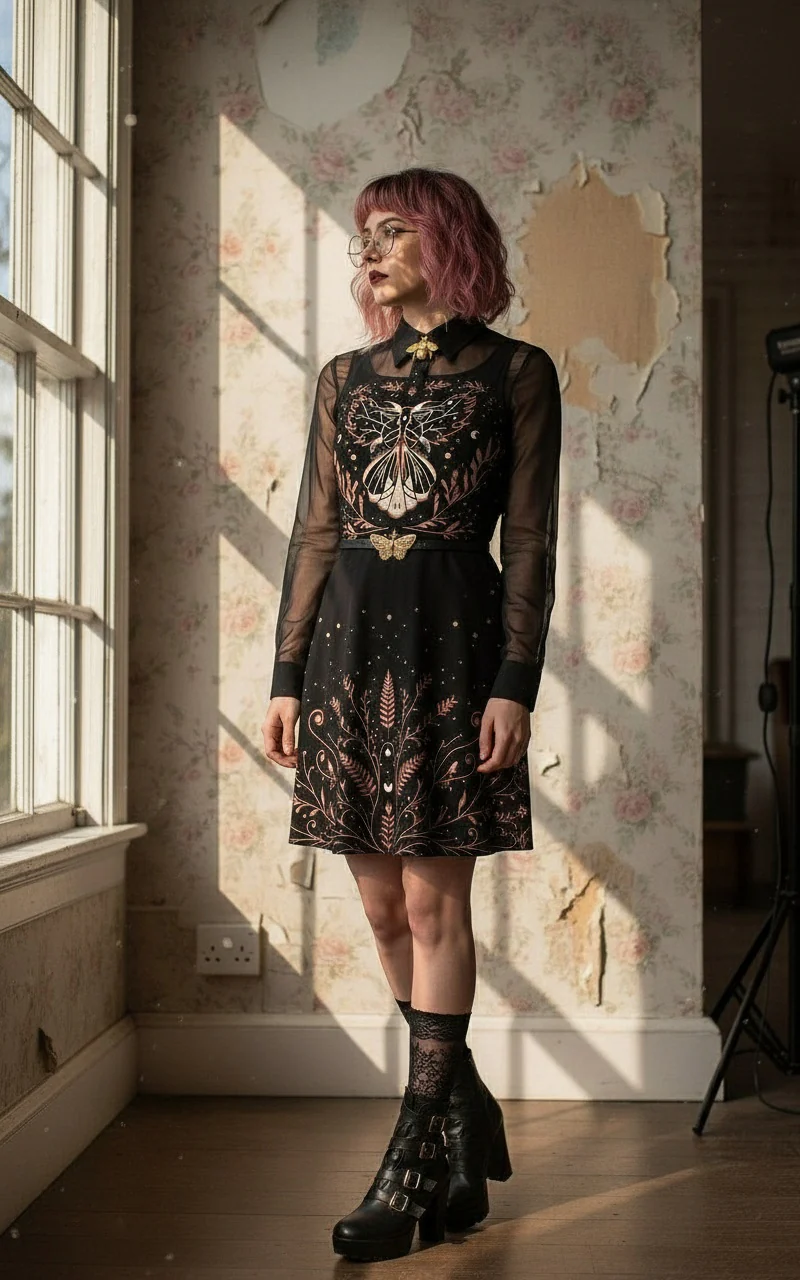 Mothblossom Skater Dress - Image 5