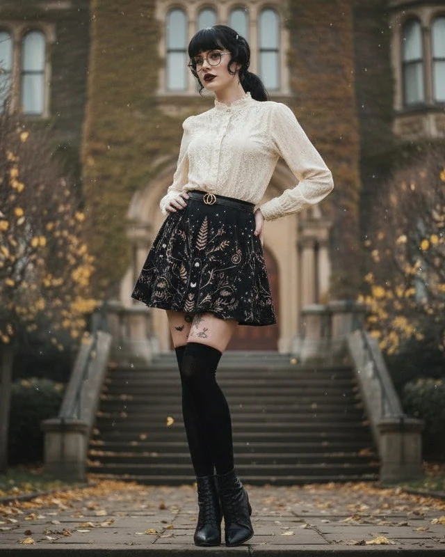 Mothblossom Skater Skirt - Image 3
