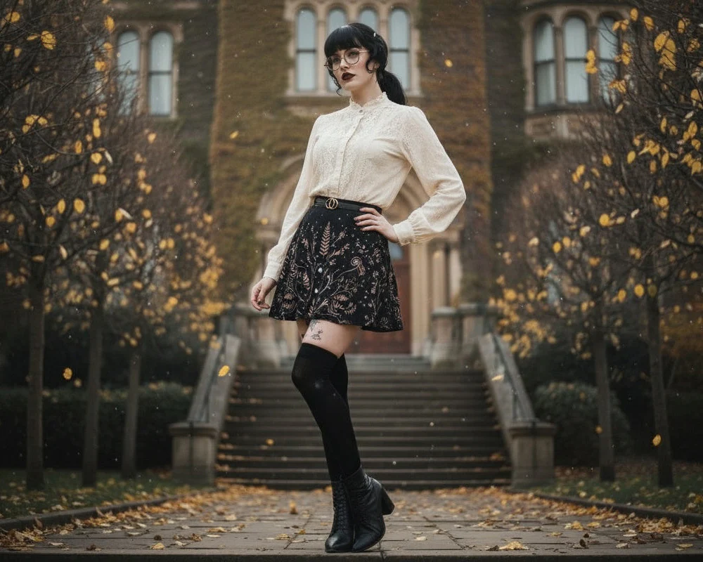 Mothblossom Skater Skirt - Image 8