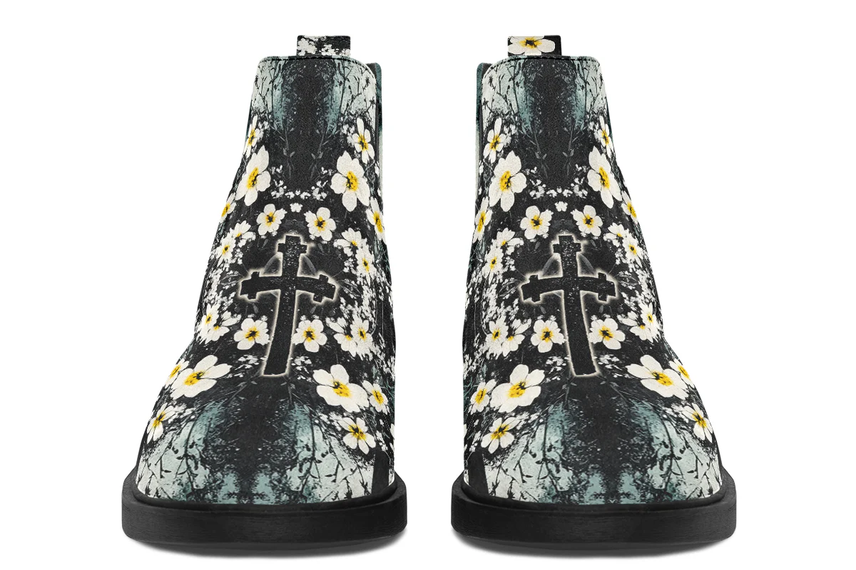 Mourning Petals Chelsea Boots - Image 4
