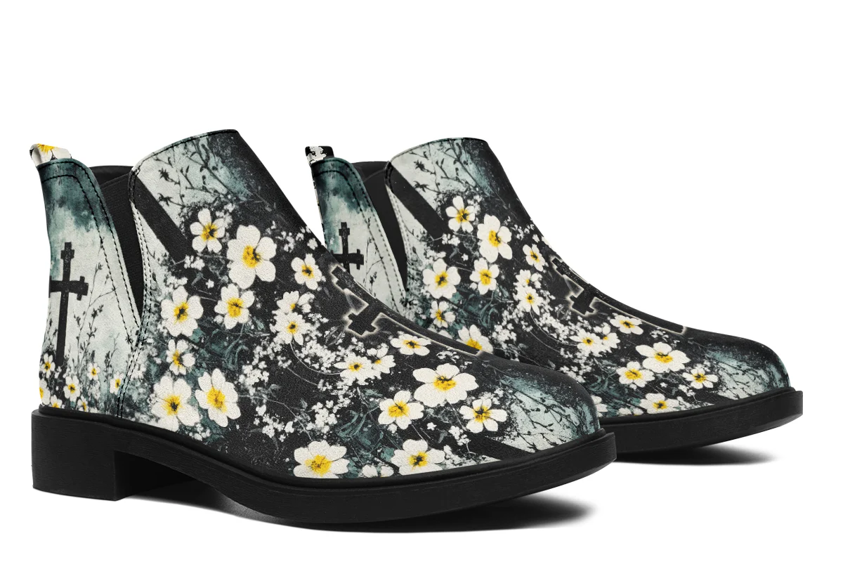 Mourning Petals Chelsea Boots - Image 8
