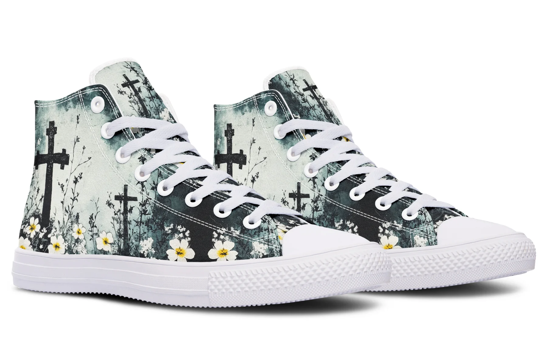 Mourning Petals High Tops - Image 13