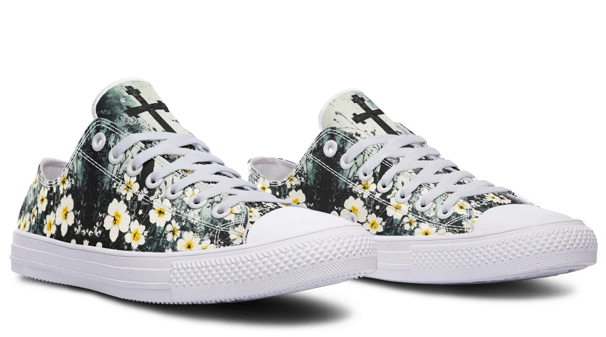 Mourning Petals Low Tops - Image 13