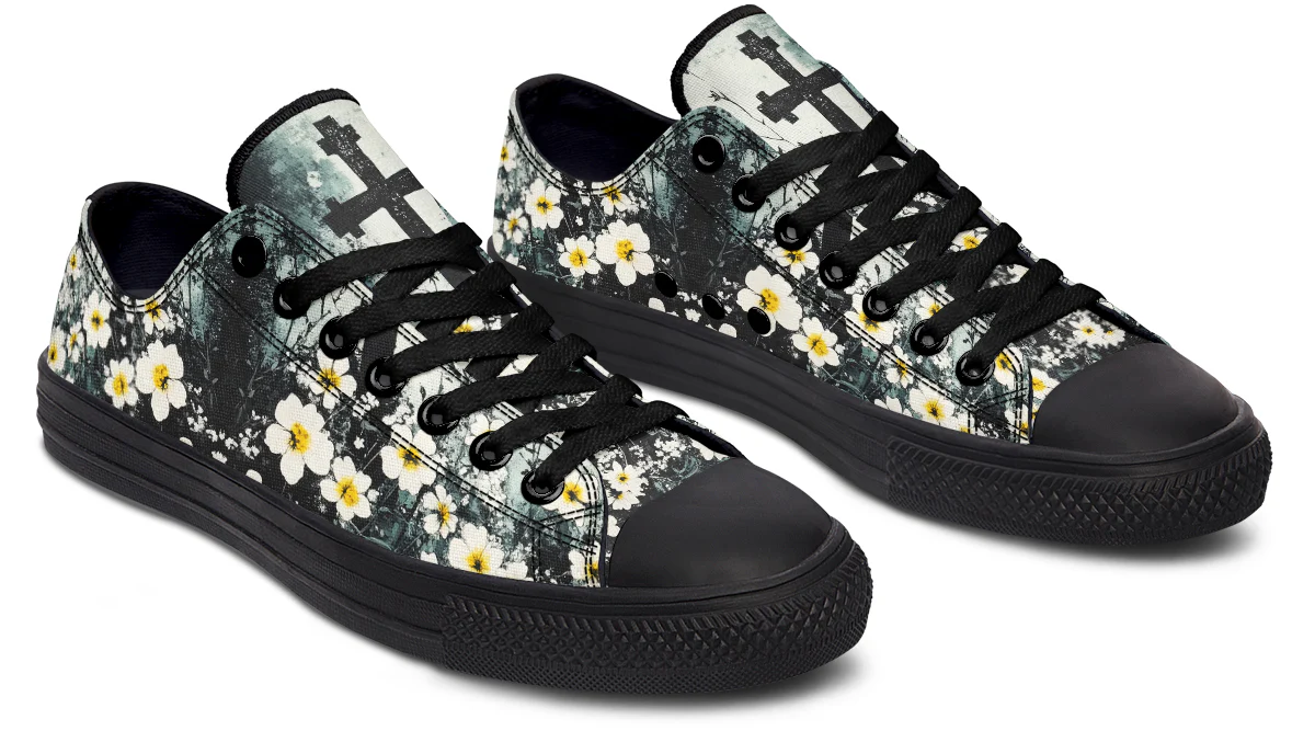 Mourning Petals Low Tops - Image 5