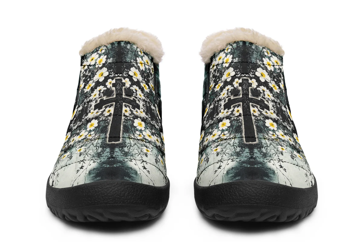 Mourning Petals Winter Sneakers - Image 4